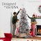 Best Choice Products Pre-Lit Flocked Artificial Aspen Noble Fir Christmas Tree w/ Branch Tips, LED Lights